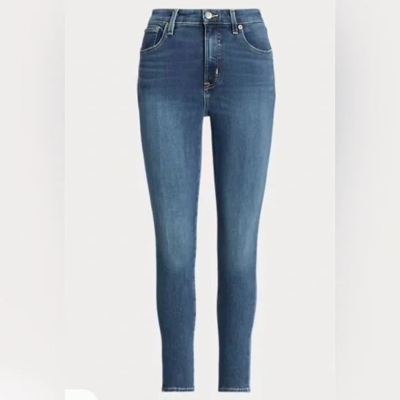 LAUREN RALPH LAUREN Women’s  High-Rise Skinny Jeans - Blue - Size: 6 - Picture 15 of 15